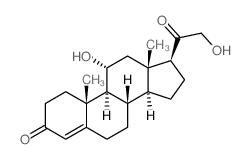 CAS 登录号：600-67-9， 11alpha,21-二羟基孕甾-4-烯-3,20-二酮