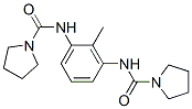 CAS 登录号：60006-10-2， N,N'-(2-甲基-1,3-亚苯基)二(吡咯烷-1-甲酰胺)