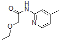 CAS 登录号：600139-25-1， 2-乙氧基-N-(4-甲基-吡啶-2-基)-乙酰胺