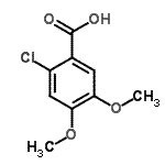 CAS#: 60032-95-3, 2-Chloro-4,5-Dimethoxybenzoic Acid