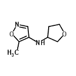 CAS#: 600699-48-7, 5-Methyl-N-(tetrahydro-3-furanyl)-1,2-oxazol-4-amine