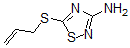 CAS#: 60093-12-1, 5-(2-Propen-1-Ylthio)-1,2,4-Thiadiazol-3-Amine
