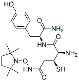 CAS#: 60112-10-9, S-(((3-(2,2,5,5-Tetramethylpyrrolidine-1-Oxy)Amino)Carbonyl)Methyl)-L-Cysteinyl-L-Tyrosine Amide
