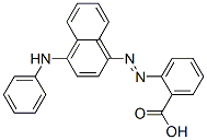 CAS 登录号：60129-39-7， 2-[[4-(苯基氨基)-1-萘基]偶氮]苯甲酸