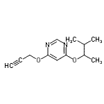 CAS#: 601482-73-9, 4-[(3-Methyl-2-butanyl)oxy]-6-(2-propyn-1-yloxy)pyrimidine