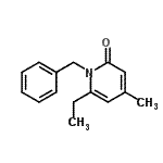 CAS#: 601521-95-3, 1-Benzyl-6-ethyl-4-methyl-2(1H)-pyridinone