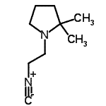 CAS 登录号：602268-94-0， 1-(2-异氰基乙基)-2,2-二甲基吡咯烷