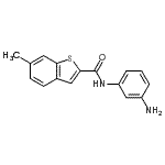 CAS#: 602282-49-5, N-(3-Aminophenyl)-6-methyl-1-benzothiophene-2-carboxamide
