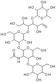 CAS#: 60254-64-0, 6-Deoxyhexopyranosyl-(1->3)-[Hexopyranosyl-(1->3)-2-Acetamido-2-Deoxyhexopyranosyl-(1->3)Hexopyranosyl-(1->4)]Hexose