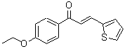 CAS 登录号：6028-88-2， (2E)-1-(4-乙氧基苯基)-3-(2-噻吩基)-2-丙烯-1-酮