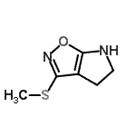 CAS#: 603067-11-4, 3-(Methylsulfanyl)-5,6-dihydro-4H-pyrrolo[3,2-d][1,2]oxazole