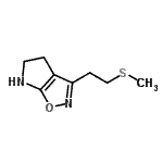 CAS#: 603067-23-8, 3-[2-(Methylsulfanyl)ethyl]-5,6-dihydro-4H-pyrrolo[3,2-d][1,2]oxazole