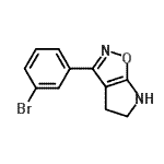 CAS#: 603067-83-0, 3-(3-Bromophenyl)-5,6-dihydro-4H-pyrrolo[3,2-d][1,2]oxazole