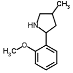 CAS#: 603068-29-7, 2-(2-Methoxyphenyl)-4-methylpyrrolidine