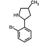 CAS#: 603068-35-5, 2-(2-Bromophenyl)-4-methylpyrrolidine