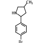 CAS 登录号：603068-37-7， 2-(4-溴苯基)-4-甲基吡咯烷