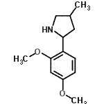 CAS 登录号：603068-41-3， 2-(2,4-二甲氧基苯基)-4-甲基吡咯烷
