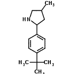 CAS 登录号：603068-88-8， 4-甲基-2-[4-(2-甲基-2-丙基)苯基]吡咯烷