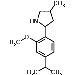 CAS#: 603069-03-0, 2-(4-Isopropyl-2-methoxyphenyl)-4-methylpyrrolidine