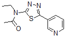 CAS#: 603075-89-4, N-Ethyl-N-[5-(Pyridin-3-Yl)-1,3,4-Thiadiazol-2-Yl]-Acetamide