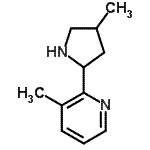 CAS#: 603089-96-9, 3-Methyl-2-(4-methyl-2-pyrrolidinyl)pyridine