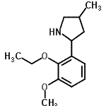 CAS#: 603090-11-5, 2-(2-Ethoxy-3-methoxyphenyl)-4-methylpyrrolidine