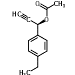 CAS#: 603129-87-9, (1R)-1-(4-Ethylphenyl)-2-propyn-1-yl acetate