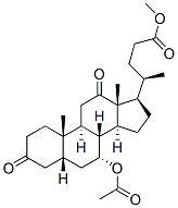 CAS#: 60354-42-9, Methyl (5beta,7alpha)-7-Acetoxy-3,12-Dioxocholan-24-Oate