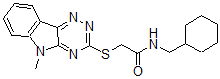 CAS 登录号：603946-13-0， N-(环己基甲基)-2-[(5-甲基-5H-1,2,4-三嗪并[5,6-b]吲哚-3-基)硫代]-乙酰胺