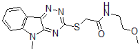 CAS#: 603946-14-1, N-(2-Methoxyethyl)-2-[(5-Methyl-5H-1,2,4-Triazino[5,6-b]Indol-3-Yl)Thio]-Acetamide