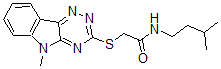 CAS#: 603946-16-3, N-(3-Methylbutyl)-2-[(5-Methyl-5H-1,2,4-Triazino[5,6-b]Indol-3-Yl)Thio]-Acetamide