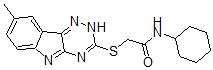CAS#: 603946-22-1, N-Cyclohexyl-2-[(8-Methyl-2H-1,2,4-Triazino[5,6-b]Indol-3-Yl)Thio]-Acetamide