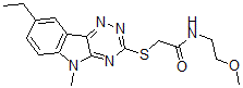 CAS#: 603946-80-1, 2-[(8-Ethyl-5-Methyl-5H-1,2,4-Triazino[5,6-b]Indol-3-Yl)Thio]-N-(2-Methoxyethyl)-Acetamide