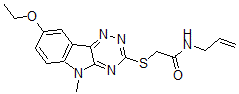 CAS#: 603947-76-8, 2-[(8-Ethoxy-5-Methyl-5H-1,2,4-Triazino[5,6-b]Indol-3-Yl)Thio]-N-Allyl-Acetamide