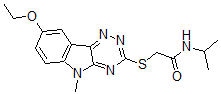 CAS#: 603947-84-8, 2-[(8-Ethoxy-5-Methyl-5H-1,2,4-Triazino[5,6-b]Indol-3-Yl)Thio]-N-(Isopropyl)-Acetamide