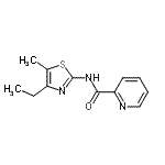 CAS#: 603955-36-8, N-(4-Ethyl-5-methyl-1,3-thiazol-2-yl)-2-pyridinecarboxamide
