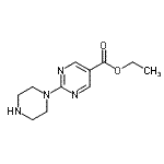 CAS#: 603965-77-1, Ethyl 2-(1-piperazinyl)-5-pyrimidinecarboxylate