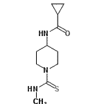 CAS 登录号：604775-44-2， N-[1-(甲基硫代氨基甲酰)-4-哌啶基]环丙烷甲酰胺