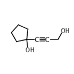 CAS#: 6050-33-5, 1-(3-Hydroxy-1-Propyn-1-Yl)Cyclopentanol