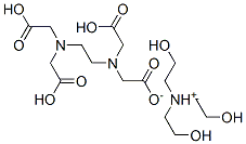 CAS 登录号：60544-70-9， 三(2-羟基乙基)铵乙二胺四乙酸盐