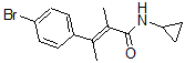 CAS 登录号：60548-29-0， 4-溴-N-环丙基-alpha,beta-二甲基肉桂酰胺