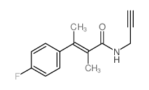 CAS 登录号：60548-38-1， alpha,beta-二甲基-4-氟-N-(2-丙炔基)肉桂酰胺