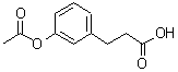 CAS 登录号：60549-42-0， 3-(3-乙酰氧基苯基)丙酸