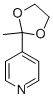 CAS#: 60553-33-5, 4-(2-Methyl-1,3-Dioxolan-2-Yl)Pyridine