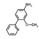 CAS#: 605652-55-9, 3-Methoxy-4-(2-pyridinyl)aniline