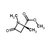 CAS#: 605658-21-7, Methyl (2S)-1,2-dimethyl-4-oxo-2-azetidinecarboxylate