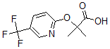 CAS 登录号：605680-62-4， 2-甲基-2-[[5-(三氟甲基)-2-吡啶基]氧基]-丙酸