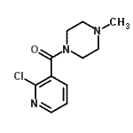 CAS#: 60597-69-5, (2-Chloro-3-Pyridinyl)(4-Methyl-1-Piperazinyl)Methanone