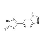 CAS#: 606091-78-5, 5-(1H-Benzimidazol-6-yl)-1,3,4-oxadiazole-2(3H)-thione
