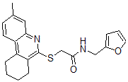 CAS#: 606108-65-0, N-(Furan-2-Ylmethyl)-2-[(7,8,9,10-Tetrahydro-3-Methyl-6-Phenanthridinyl)Thio]-Acetamide